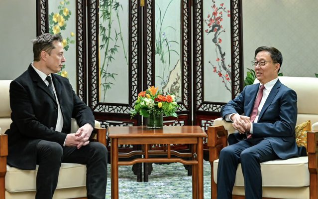 Vicepresedintele Chinei s a intalnit cu Elon Musk inaintea investirii lui Donald Trump