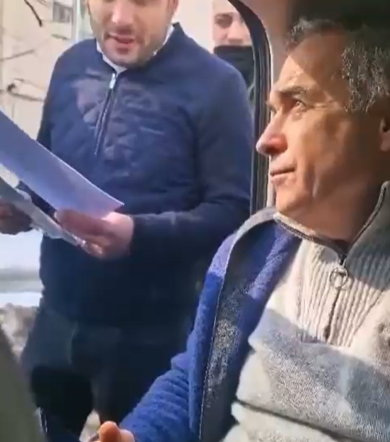 Momentul cand Georgescu este oprit si arestat