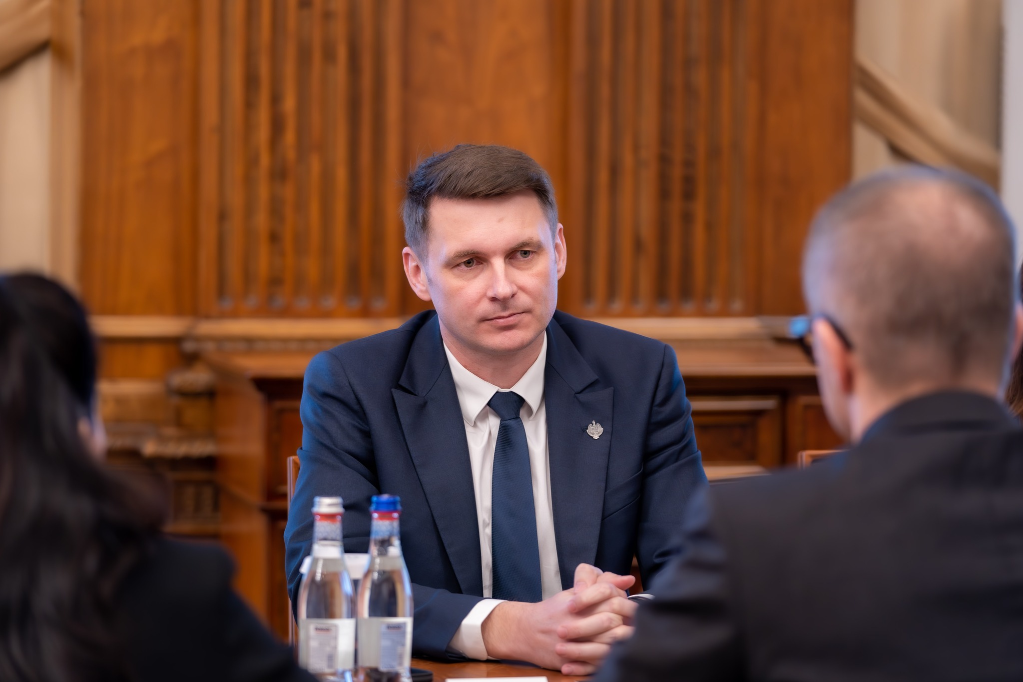 Presedintele interimar al Senatului intalnire cu reprezentantii