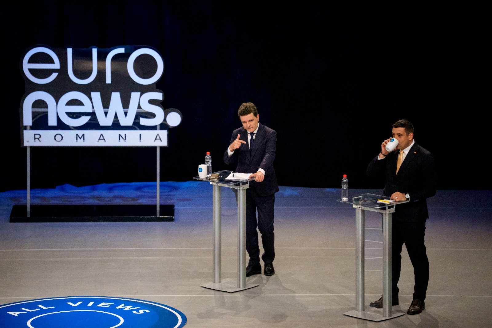 Disputa la dezbatere Nicusor Dan vs Simion