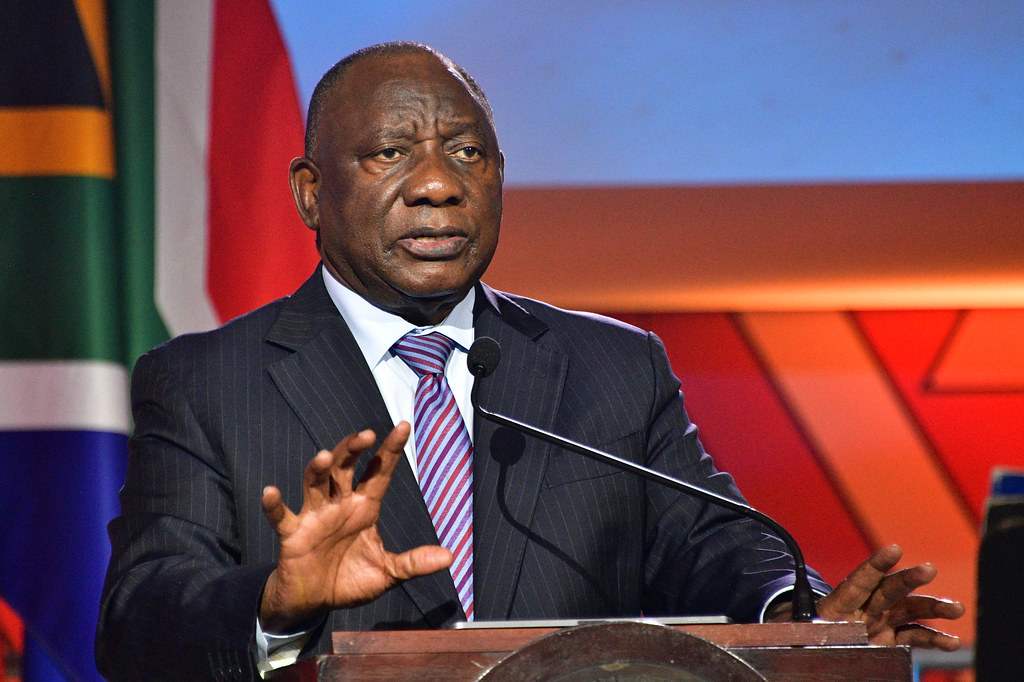 Presedintele Africii de Sud Cyril Ramaphosa se intalneste cu Donald Trump