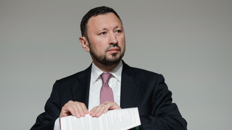 Ministrul Mediului Mircea Fechet verifica lucrarile la Praid
