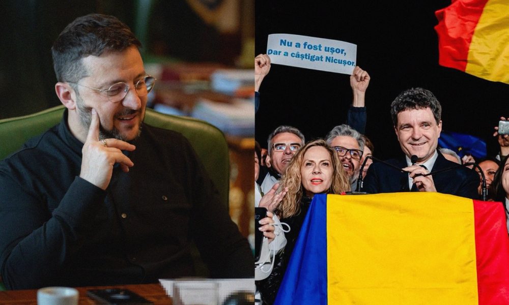 Zelenski intalnire cu Nicusor Dan in Ucraina