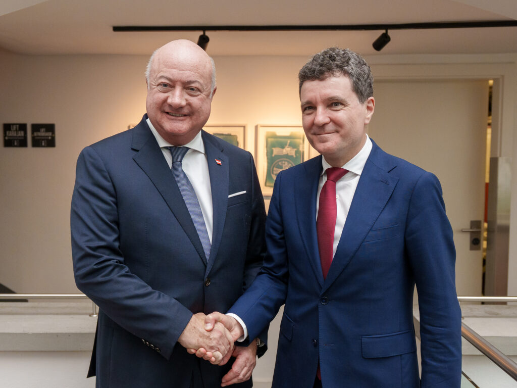 Nicusr Dan a discutat cu cancelarul Austriei despre economie