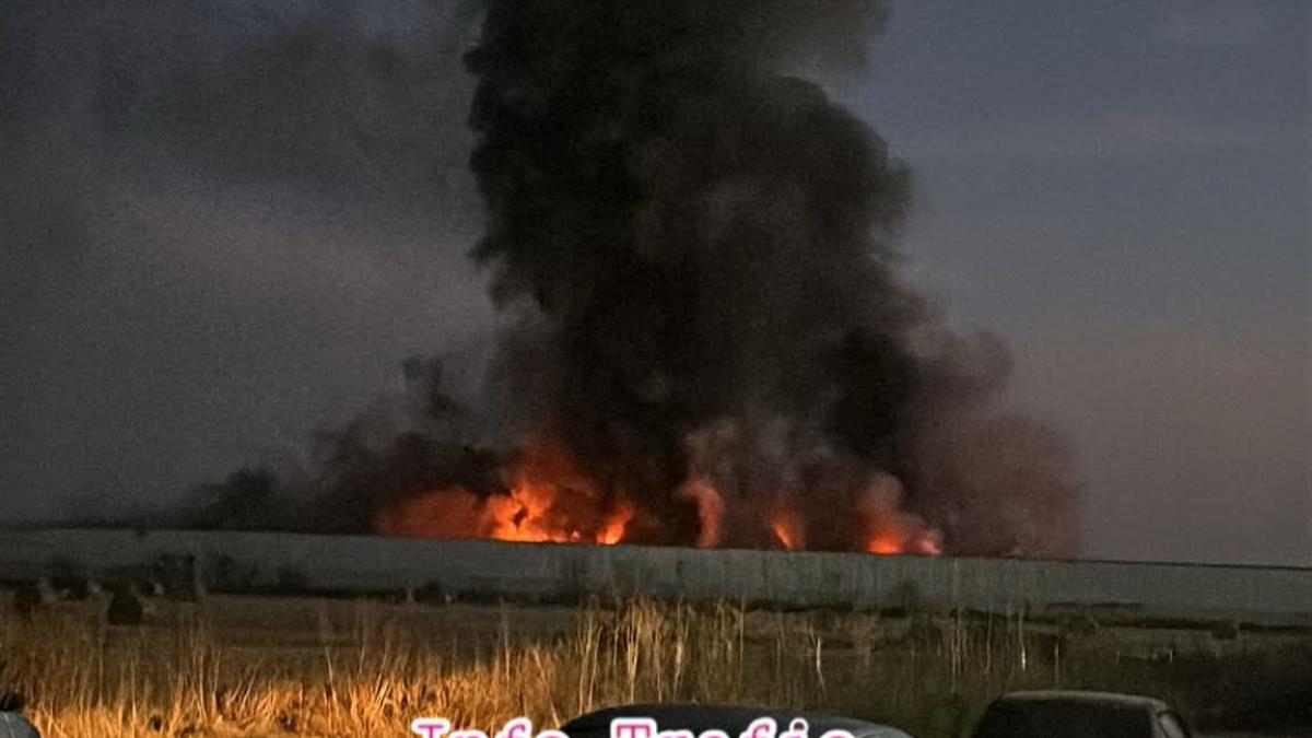 Aerul din Bucuresti poluat dupa incendiul de la Dragonul Rosu