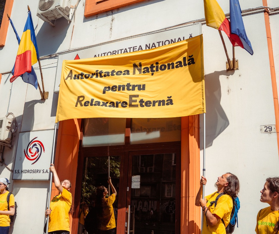 Protest Greenpeace impotriva ANRE