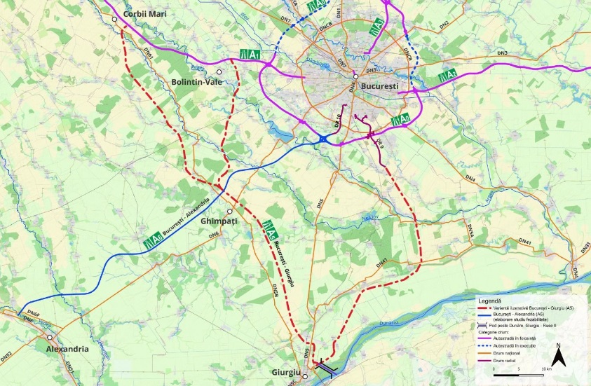 Un pas important pentru drumul Bucuresti Giurgiu