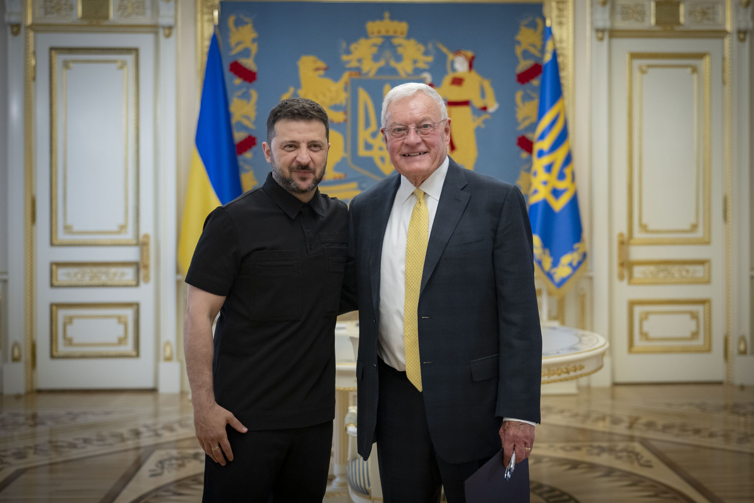 Volodimir Zelenski se intalneste cu trimisul special al SUA