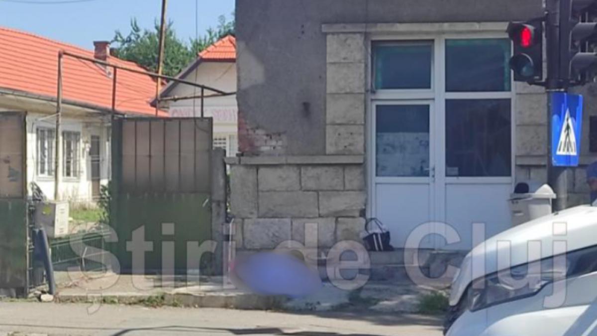 cadavrul unei femei zacea pe strada in cluj
