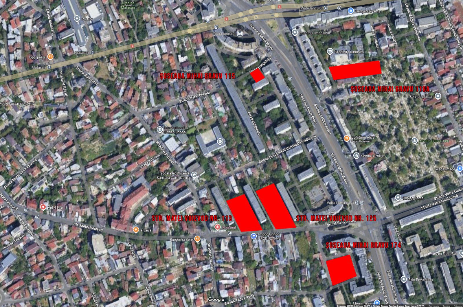 Exproprierea terenurilor pentru cinci parcari in Mihai Bravu