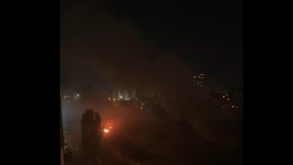 Incendiu devastator la un depozit din Bucuresti