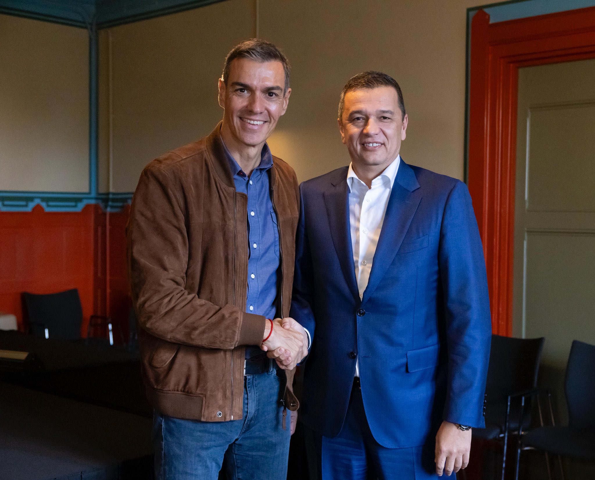 Sorin Grindeanu a discutat cu liderii PSD din Spania si Germania