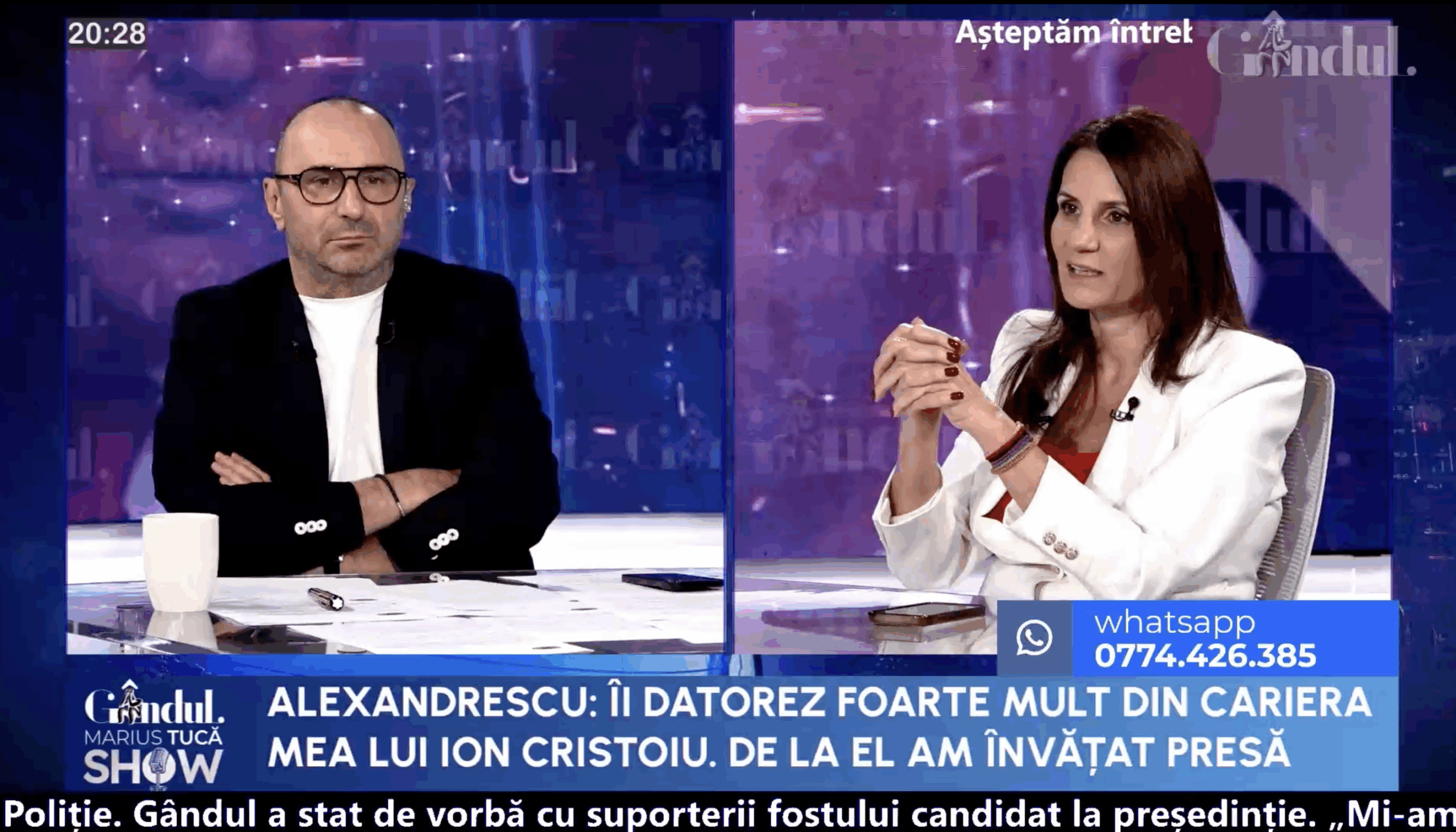 Anca Alexandrescu Am actzionat pentru ca am crezut
