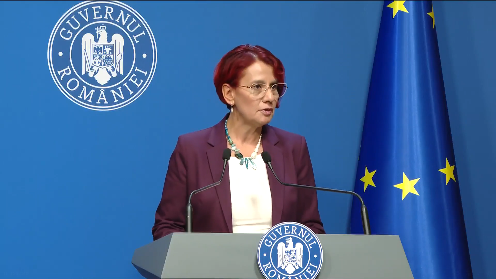 Purtatoarea de cuvant a Guvernului si a publicat diploma