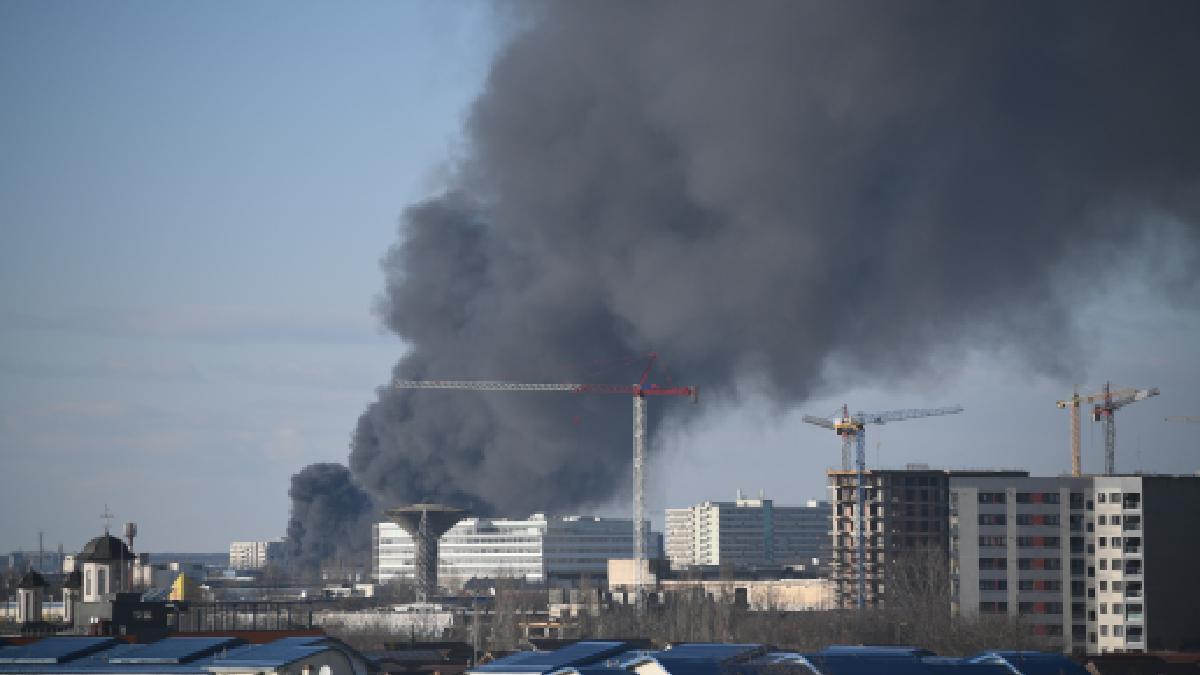 Directia de Mediu a trimis echipamente de monitorizare la incendiu