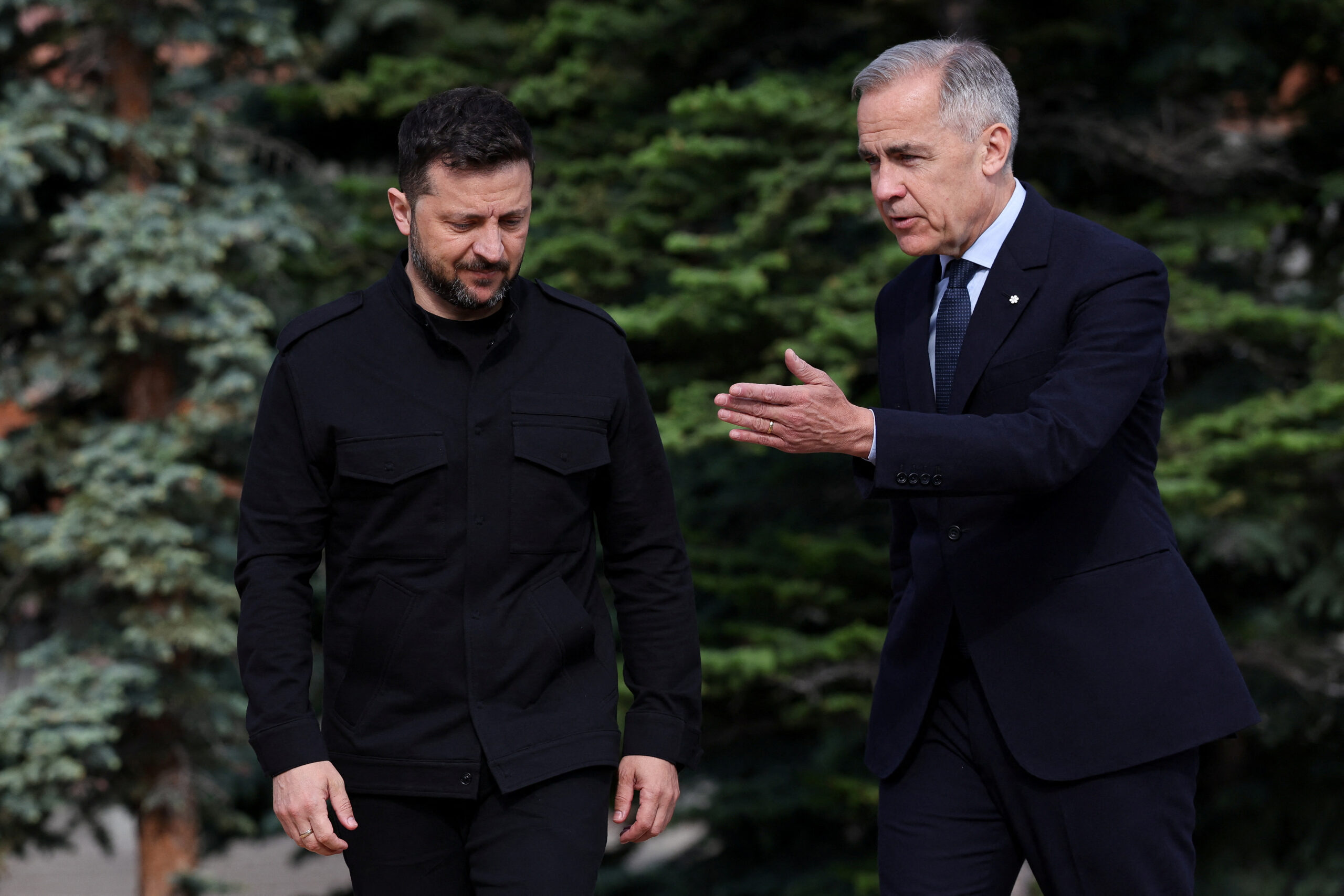 Zelenski a discutat cu Mark Carney inainte de intalnirea cu Trump