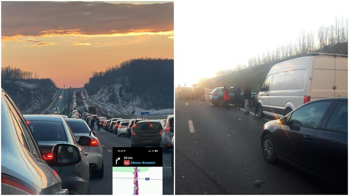 accident grav in olt zece masini 27 de persoane