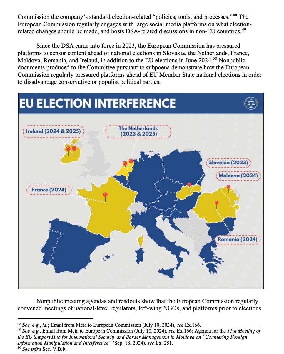 Raportul mentionat in discutiile despre cenzura din Europa nu este un document oficial al Congresului SUA