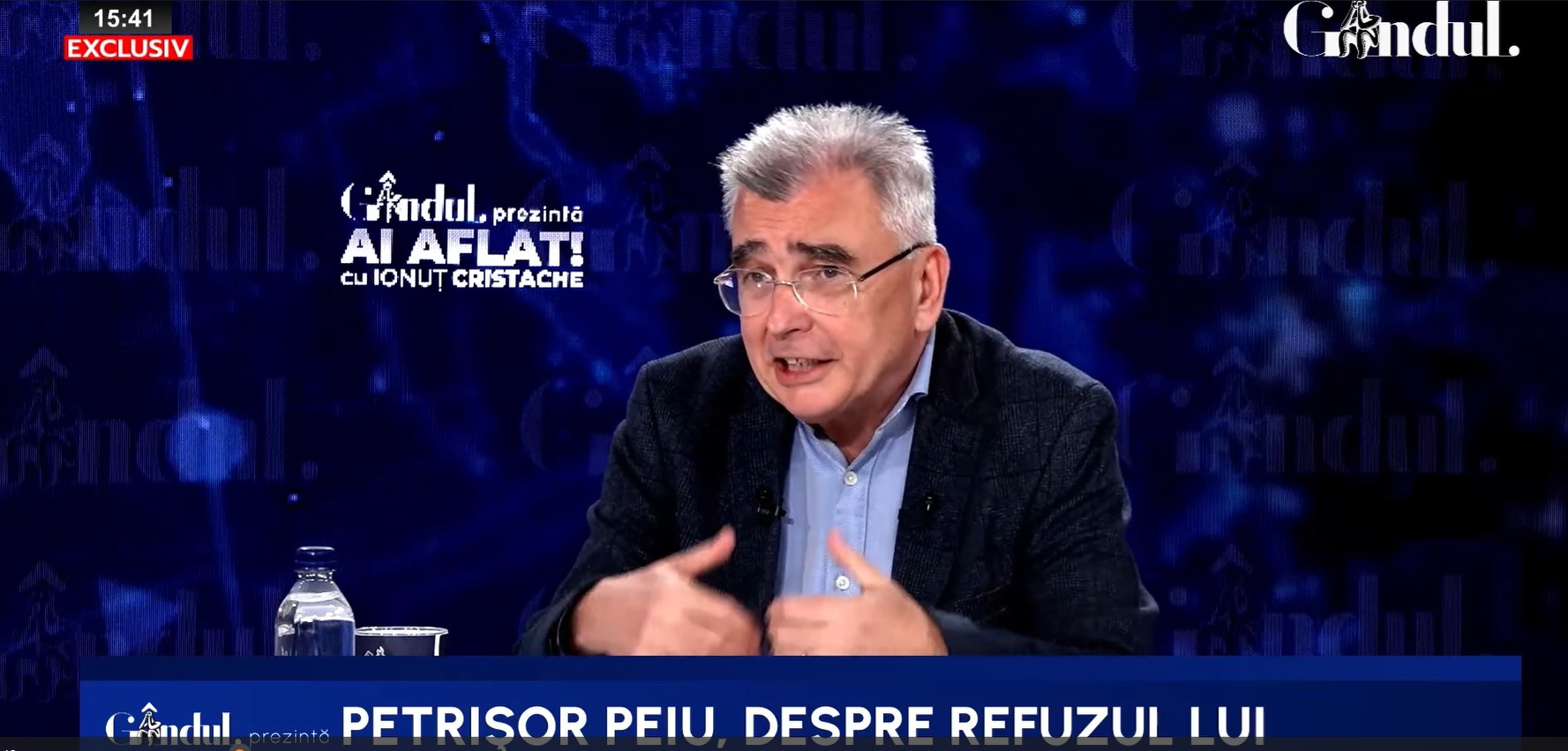 Peiu despre Nicusor Dan La 50 de ani inveti sa te controlezi asfel incat sa nu mai faci gesturi precum scobirea in nas