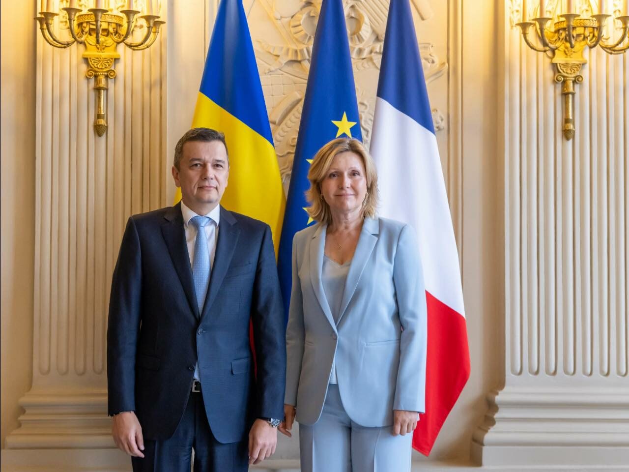 Sorin Grindeanu inti nire cu presedinta Adunarii Nationale a Frantei Care a fost subiectul discutiilor