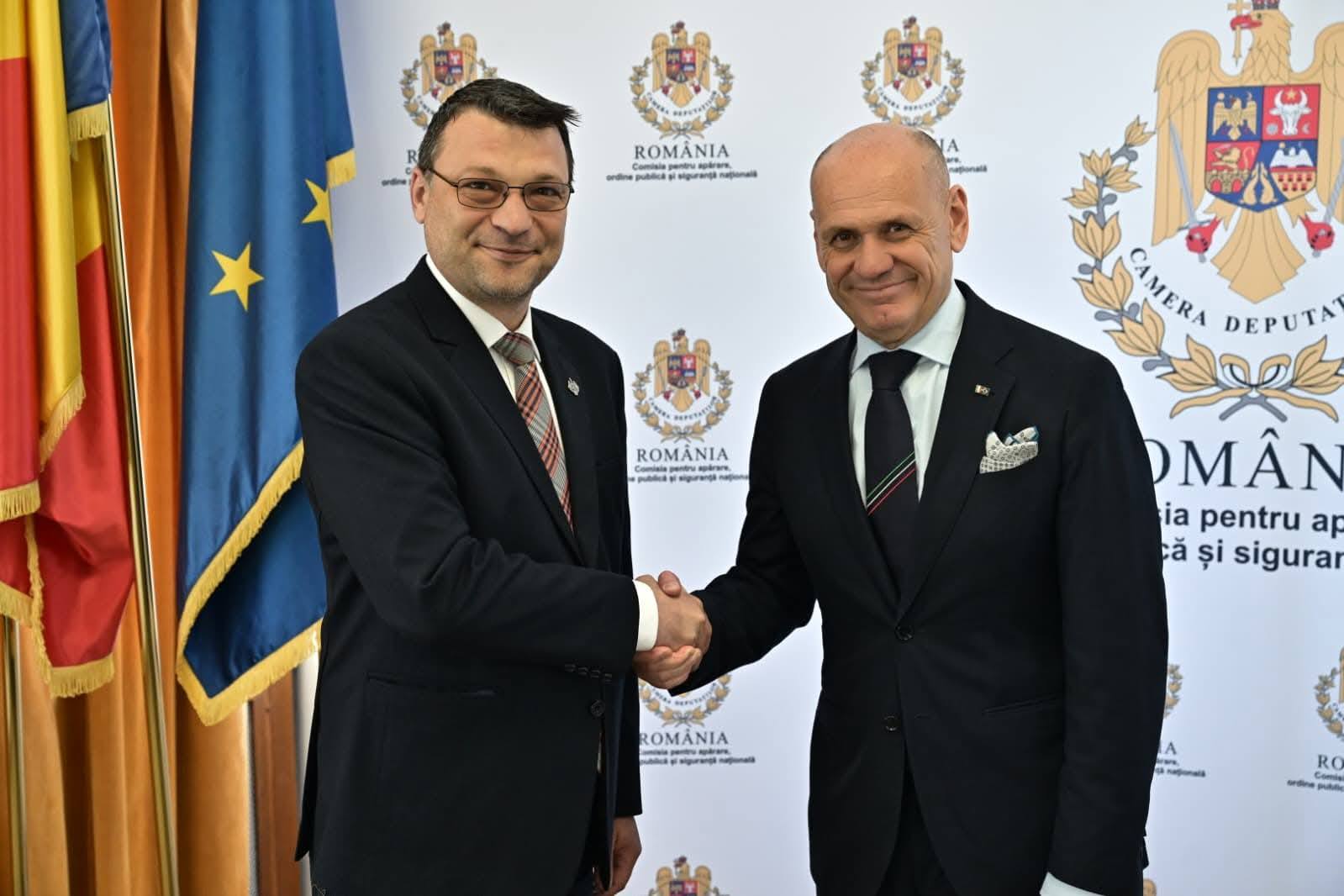 Bogdan Rodeanu intalniri la Palatul Parlamentului cu delegatia italiana Dincolo de cooperarea in domeniul securitatii suntem uniti printr o fraternitate
