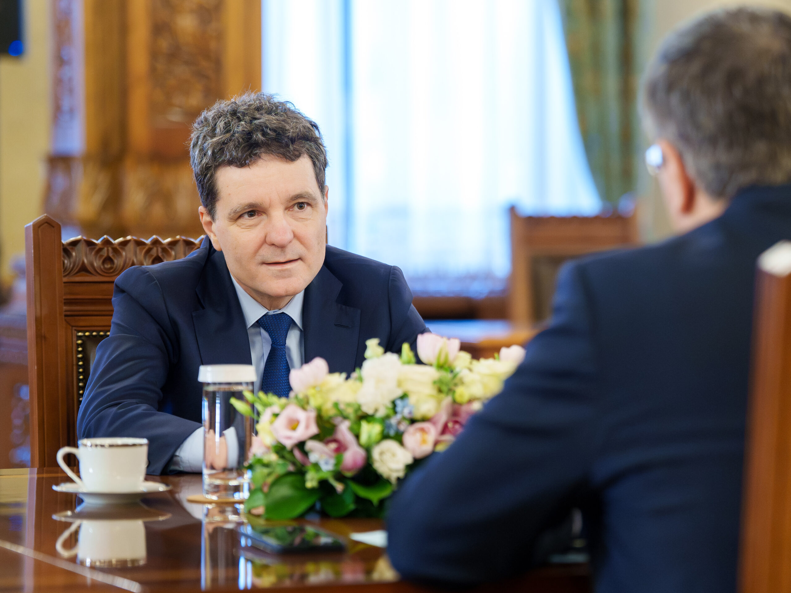 Nicusor Dan a purtat discutii informale la Palatul Cotroceni cu liderii coalitieipentru a cauta o solutione de guvernare