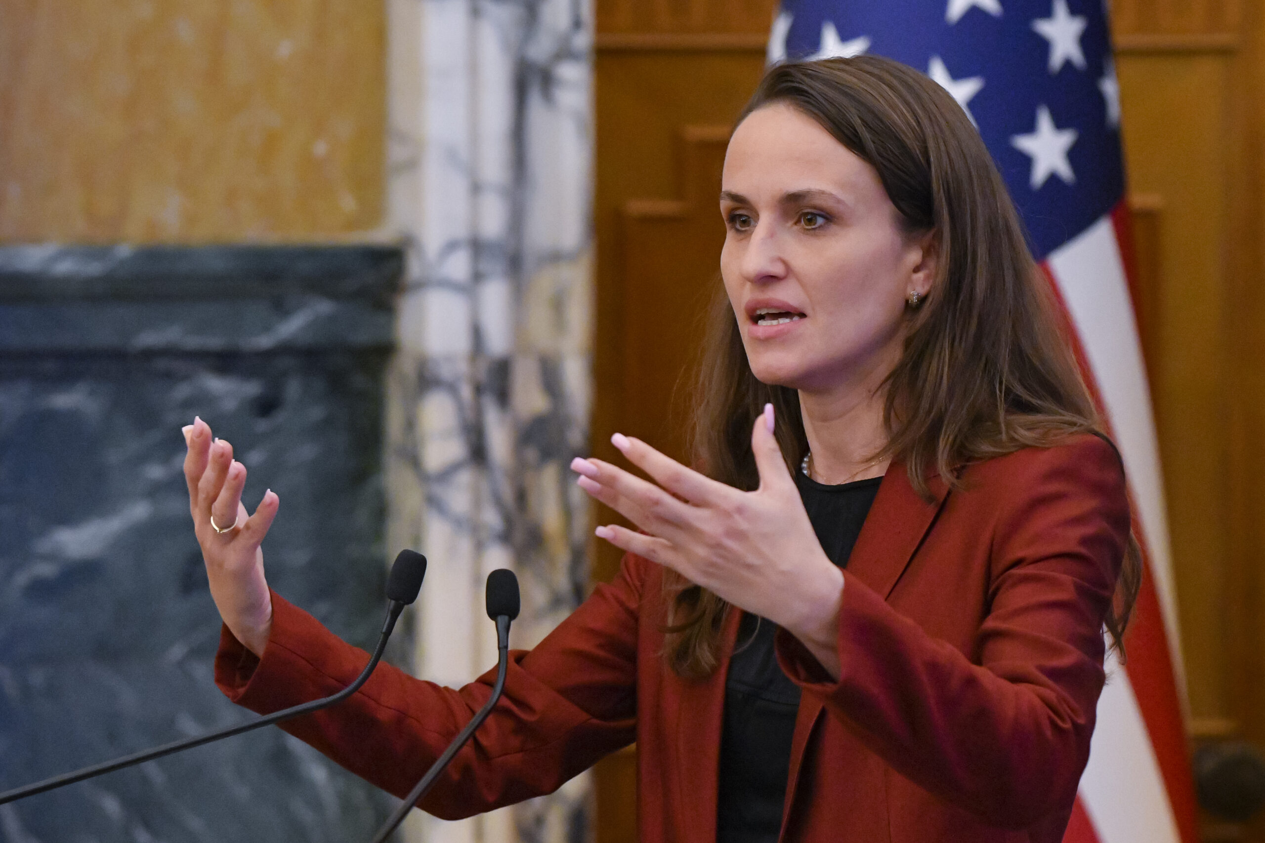 Oana Toiu in ziua in care se asteapta nominalizarea pentru premier USR nu va sustine un guvern PSD Nu suntem necesari din punct de vedere al PSD