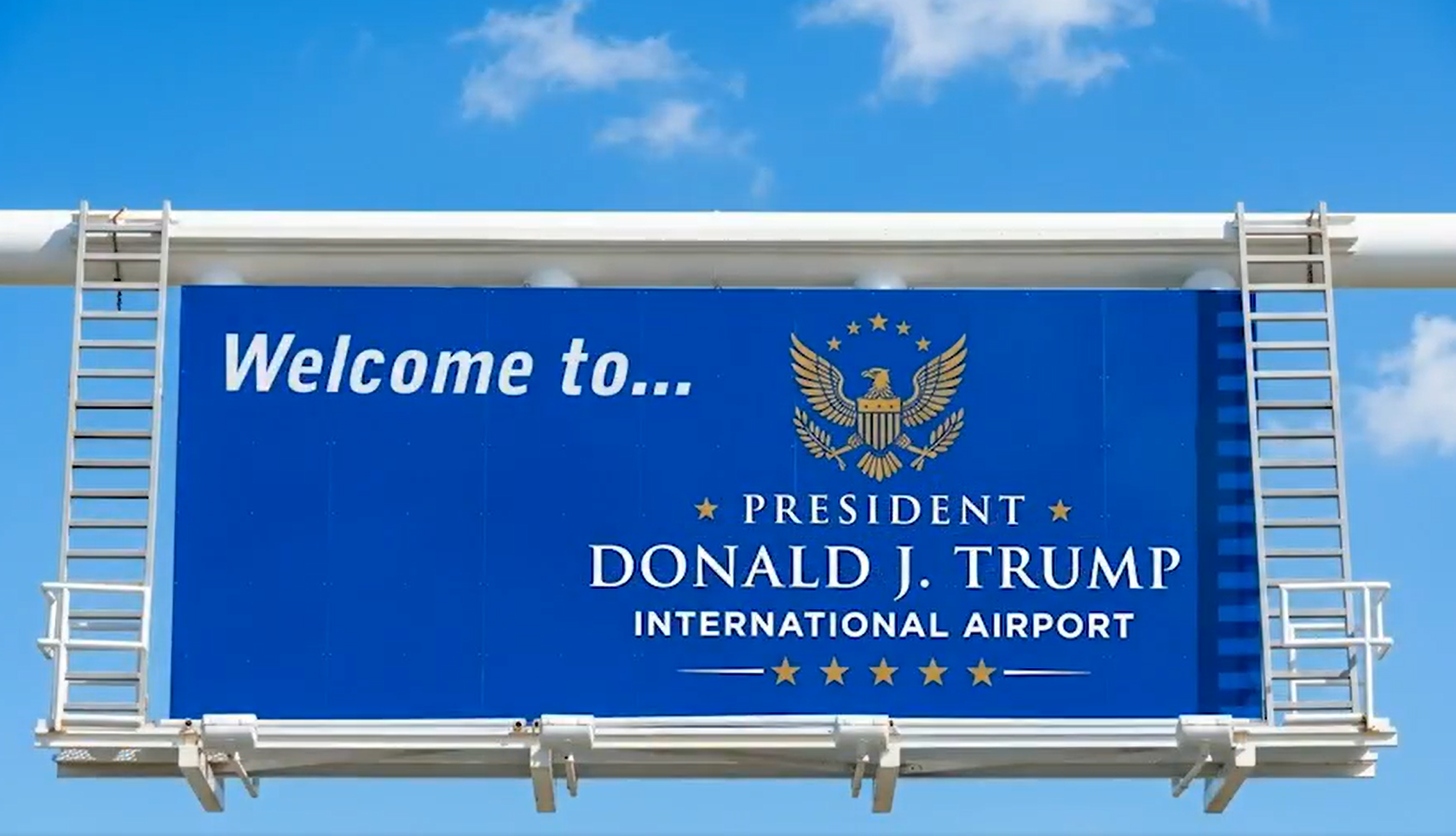 Noua siglă a Aeroportului Donald Trump din Florida generează controverse: conține erori și ar fi fost creată cu ajutorul inteligenței artificiale. 2 Noua sigla a Aeroportului Donald Trump din Florida genereaza controverse conine erori si ar fi fost creata cu ajutorul inteligenei artificiale