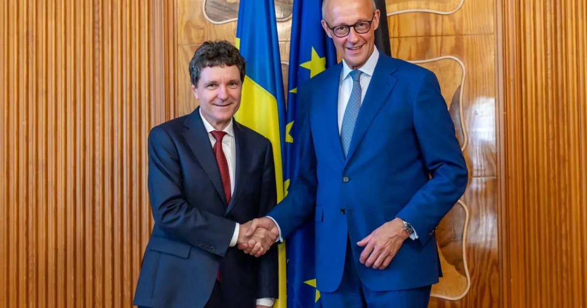Întâlnire Nicușor Dan - Friedrich Merz la Summitul European al Regiunii Arctice
