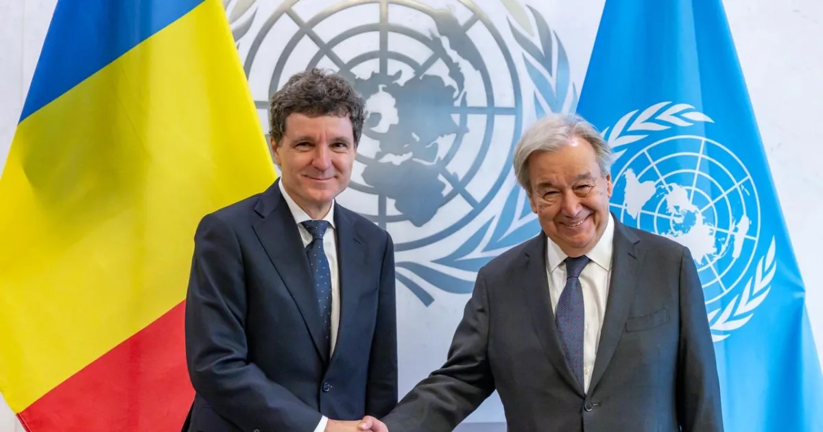 Nicușor Dan, întâlnire cu șeful ONU: I-am transmis recunoștința României